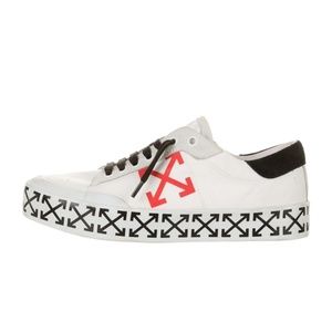 Off-White Canvas Arrow Sneakers